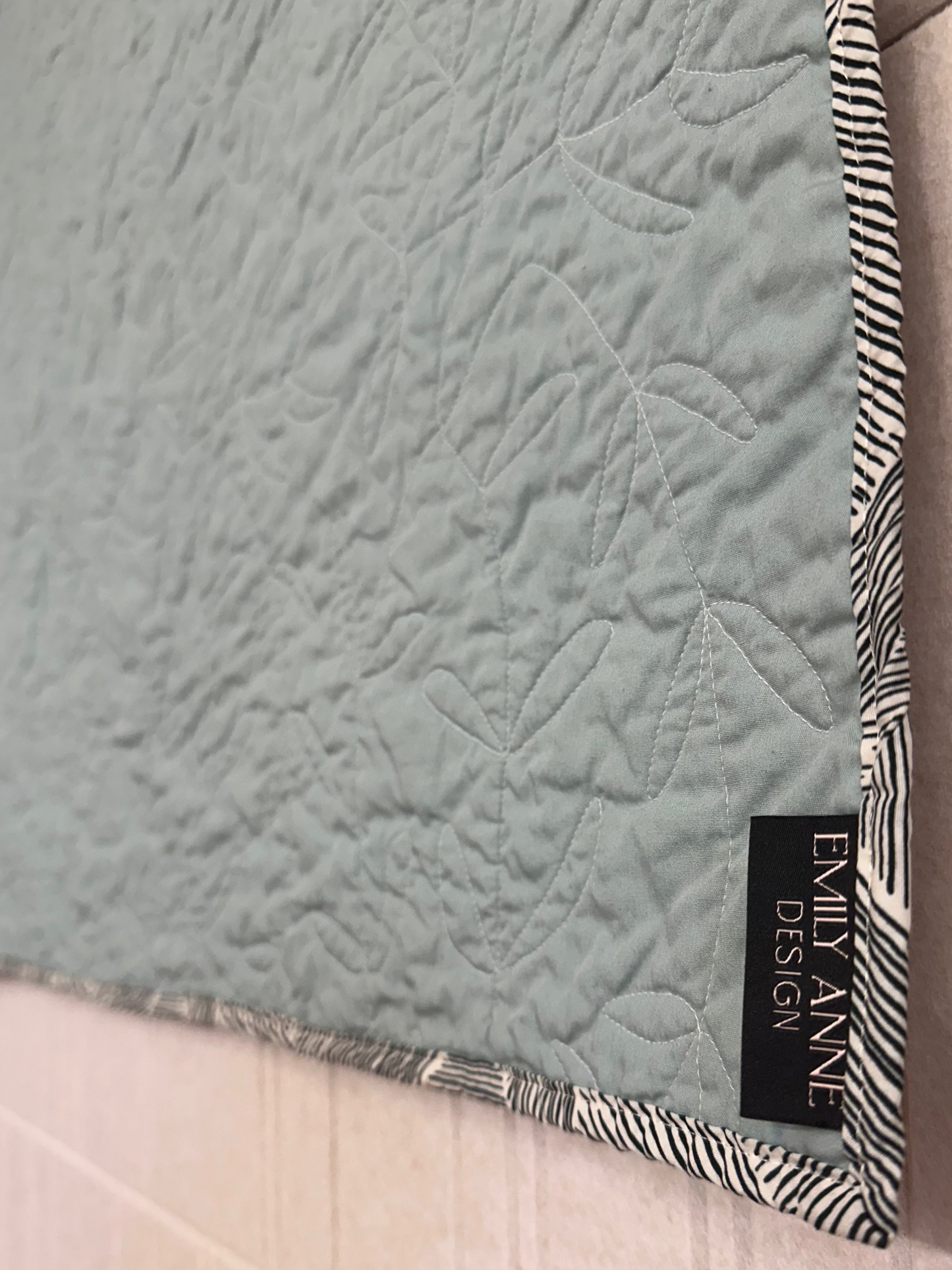 Striped Goat King Baby Blanket