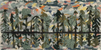 Forest Reflections at Sunset