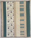 Striped Goat King Baby Blanket