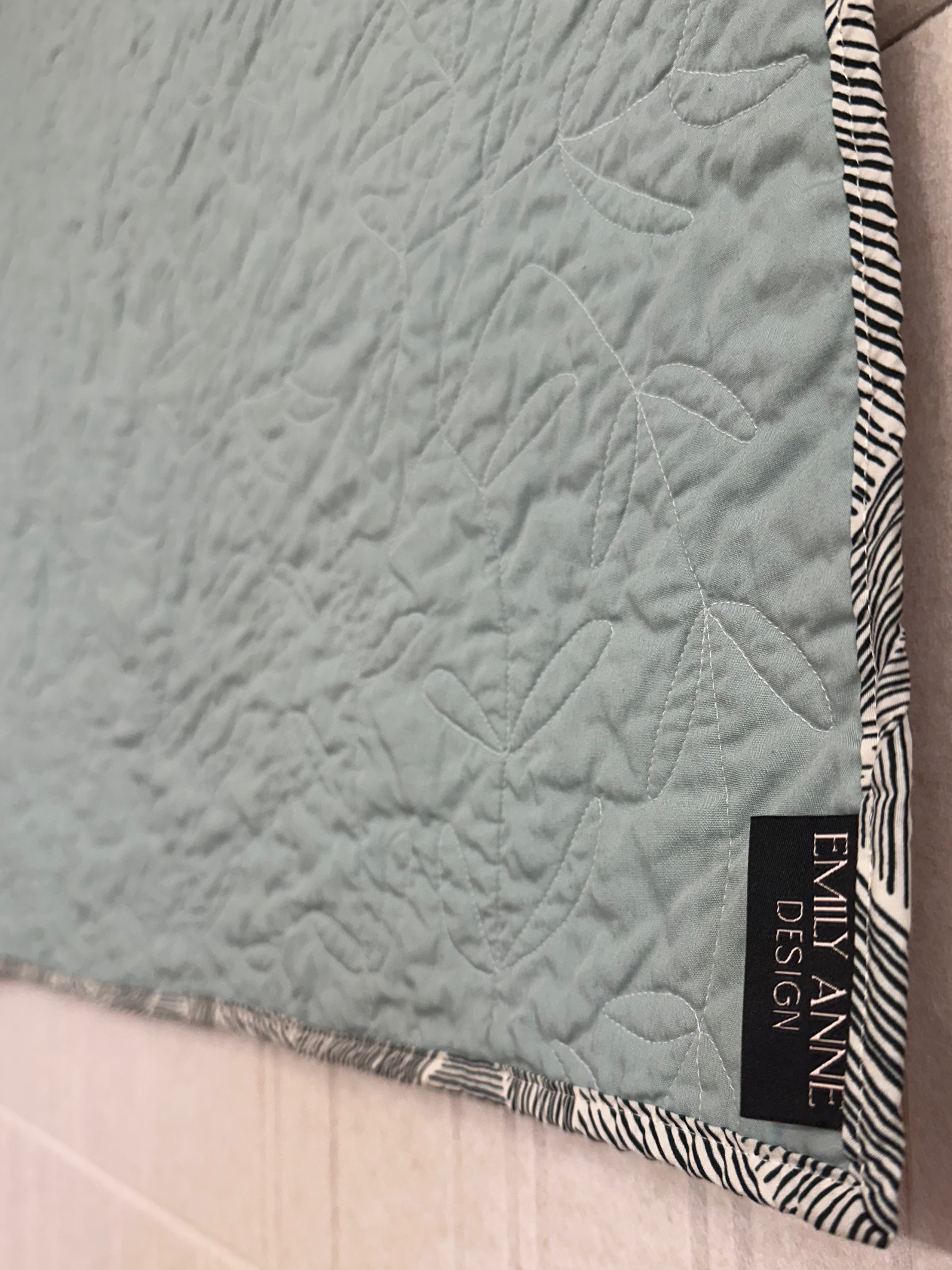 Striped Goat King Baby Blanket
