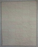 Neutral Pink Striped Baby Quilt