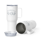 Mahjong Social Club Insulated tumbler with a straw | 25oz or 40oz options | Crak Tile