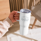 Mahjong Social Club Insulated tumbler with a straw | 25oz or 40oz options | Crak Tile