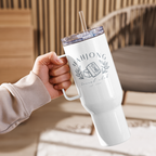 Mahjong Social Club Insulated tumbler with a straw | 25oz or 40oz options | Crak Tile